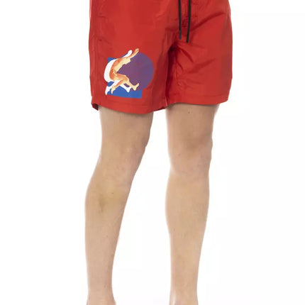 Short de natation dégradé vibrant pour les hommes