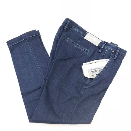 Elegantes jeans chinos de ajuste delgado