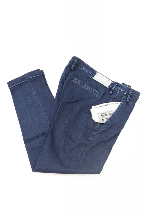 Elegantes jeans chinos de ajuste delgado