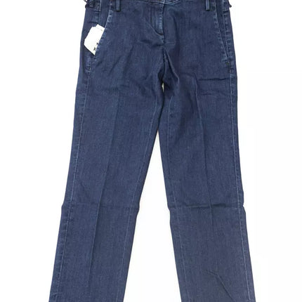 Elegantes jeans chinos de ajuste delgado