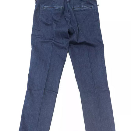 Elegantes jeans chinos de ajuste delgado