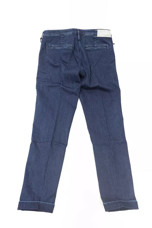 Elegantes jeans chinos de ajuste delgado