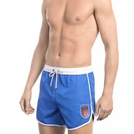 Short de natation masculin maritime chic.