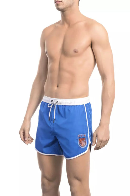 Short de natation masculin maritime chic.