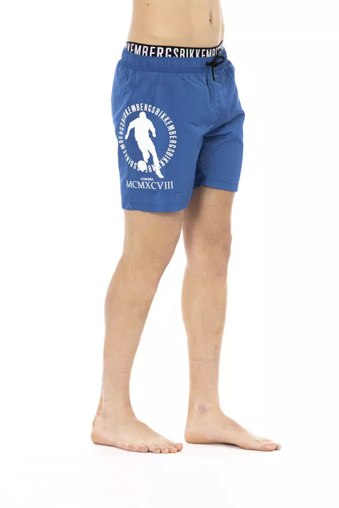 Shorts de natation en couches élégantes - bleu élégant