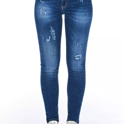 Jeans de mezclilla de lavado con elegancia para estilo sofisticado