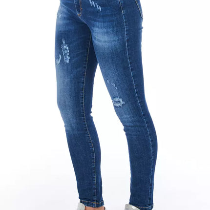 Jeans de mezclilla de lavado con elegancia para estilo sofisticado