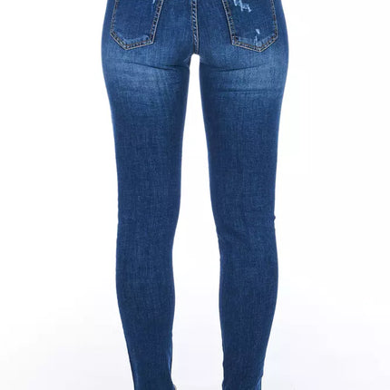 Jeans de mezclilla de lavado con elegancia para estilo sofisticado