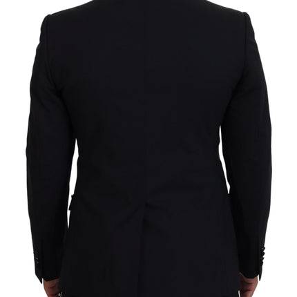 Élégant blazer du soir bordé de soie noire