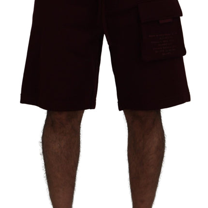 Elegante kastanjebruine shorts