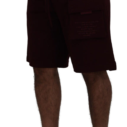 Elegante kastanjebruine shorts