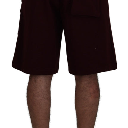 Elegante kastanjebruine shorts