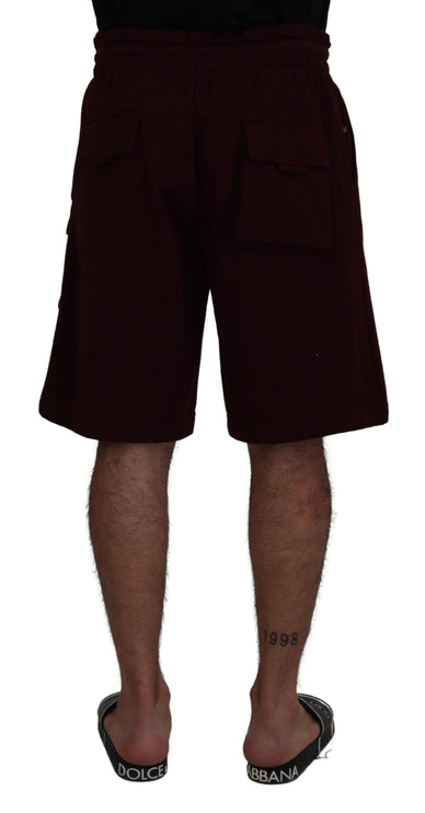 Elegante kastanjebruine shorts