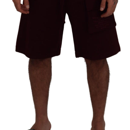 Elegante kastanjebruine shorts