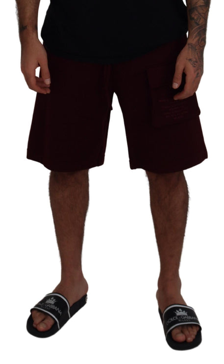 Elegante kastanjebruine shorts