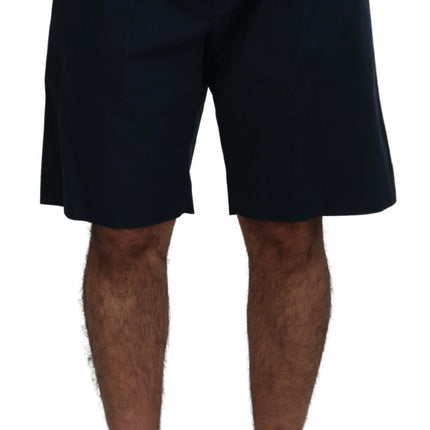 Elegante blauwe katoenen blend shorts