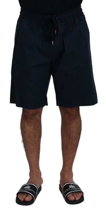 Elegante blauwe katoenen blend shorts