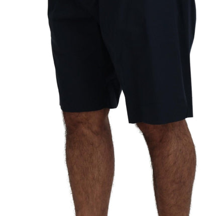 Elegante blauwe katoenen blend shorts