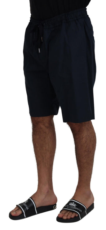 Elegante blauwe katoenen blend shorts