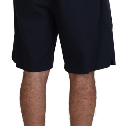 Elegante blauwe katoenen blend shorts