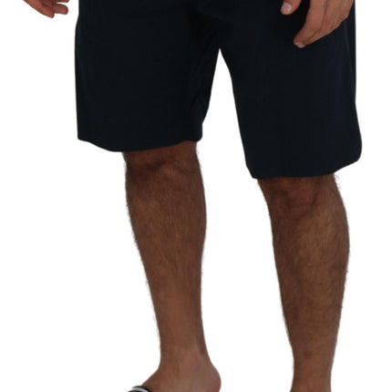 Elegante blauwe katoenen blend shorts