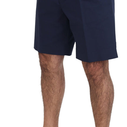 Eleganti pantaloncini blu Chino