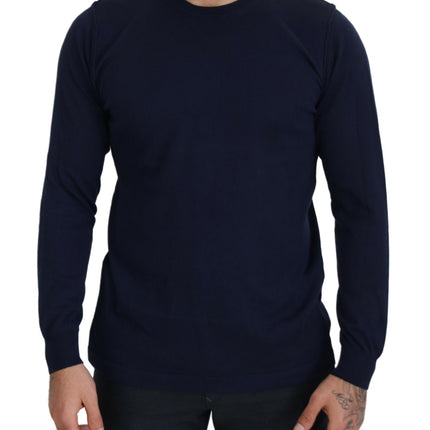 Authentic Crewneck Blue Pullover Sweater