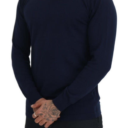 Authentic Crewneck Blue Pullover Sweater