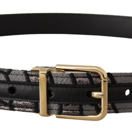 Multicolor Leather Statement Belt