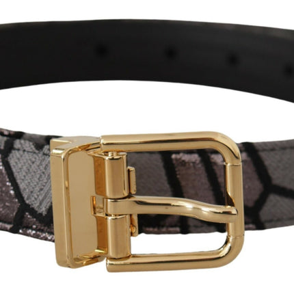 Multicolor Leather Statement Belt