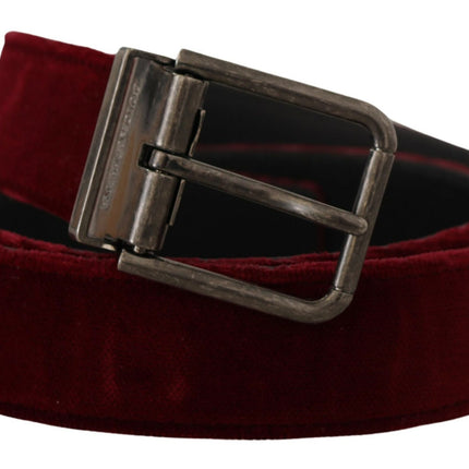 Velvet Maroon Elegance Belt