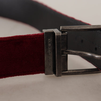 Velvet Maroon Elegance Belt