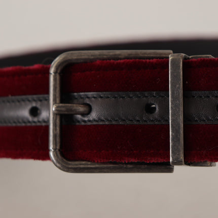 Velvet Maroon Elegance Belt