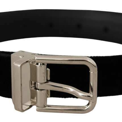 Elegant Grosgrain Leather Belt