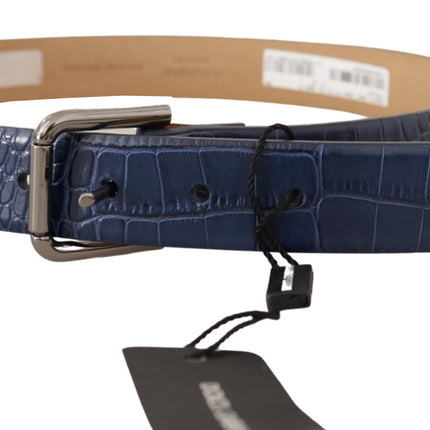 Elegant Genuine Crocodile Leather Belt