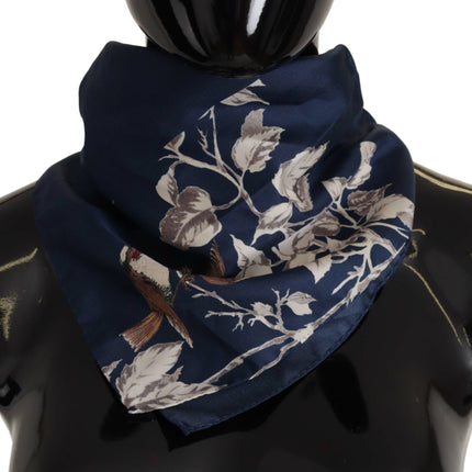 Elegant Silk Square Scarf for Men