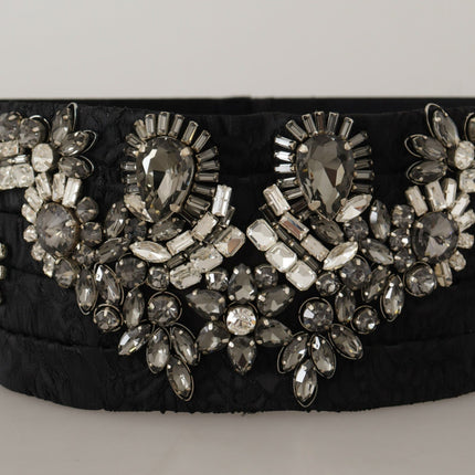 Ceinture de soie embalaise élégante en strass