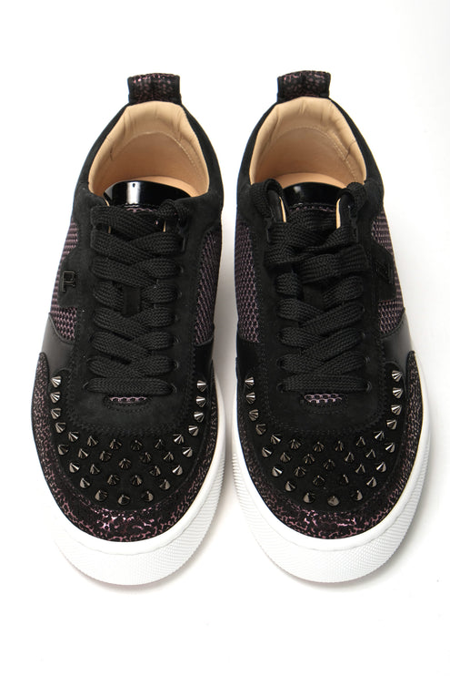 Versión Black Happy Rui Spikes Flat Shoes