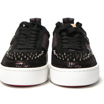 Versión Black Happy Rui Spikes Flat Shoes