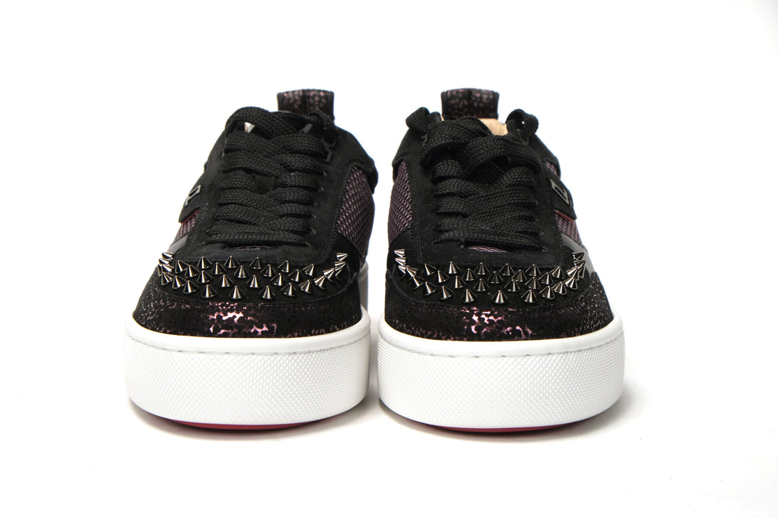 Versión Black Happy Rui Spikes Flat Shoes