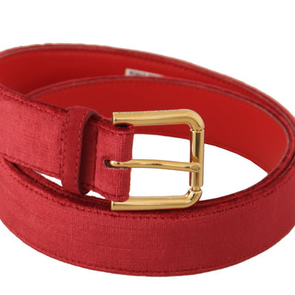 Ceinture de créateurs en daim rouge élégant