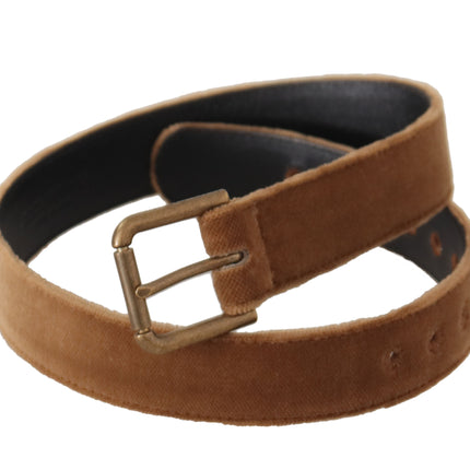 Ceinture élégante en cuir de boucle gravée