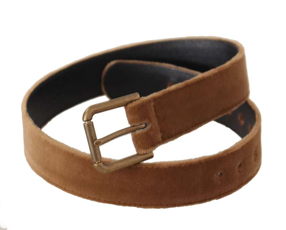 Ceinture élégante en cuir de boucle gravée