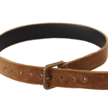 Ceinture élégante en cuir de boucle gravée