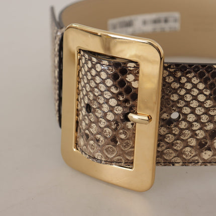 Ceinture en cuir élégante avec boucle gravée