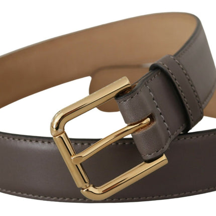 Elegante Gegraveerde Gesp Leren Riem