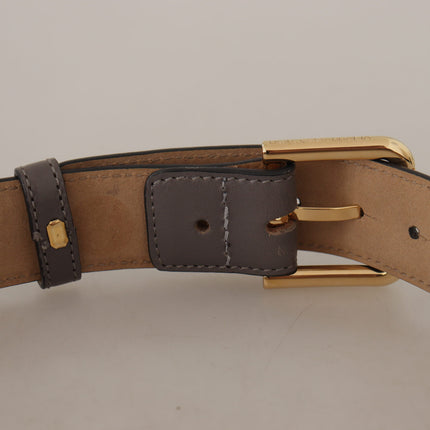 Elegante Gegraveerde Gesp Leren Riem