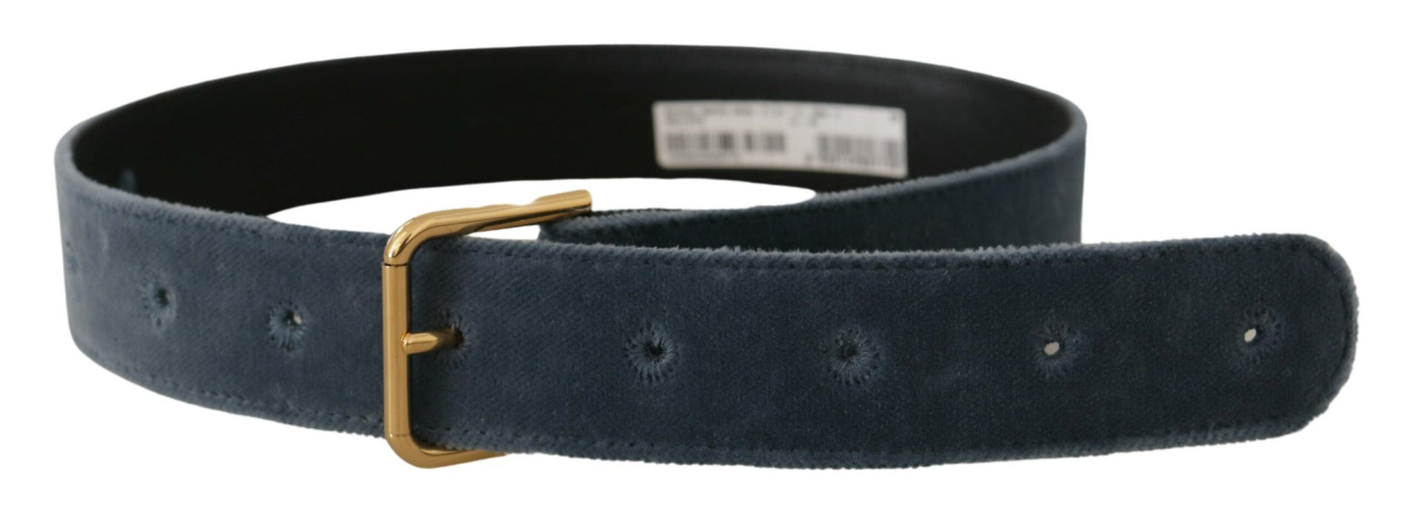 Elegante Navy Fluwelen Designer Riem