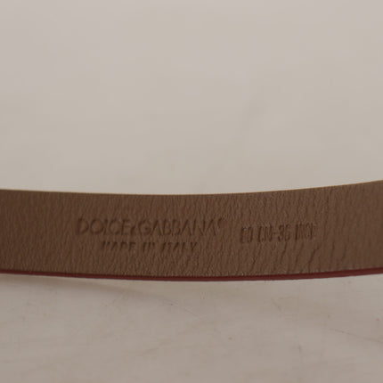 Ceinture en daim chic avec boucle gravée au logo