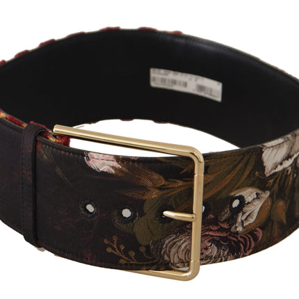 Gegraveerde Logo Multicolor Leren Riem